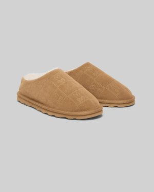 MENS GIO SUEDE SHEARLING SLIPPERS - MO1600001