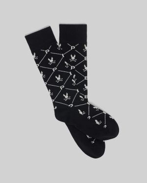 MENS NEW ALL OVER DRESS SOCK - MO2200007