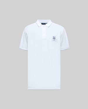 MENS INDIGO BUNNY PIQUE POLO - MT0100074