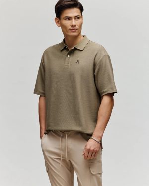 MENS BENNY?OVERSIZED?PIQUE?POLO SHIRT - MT0100105