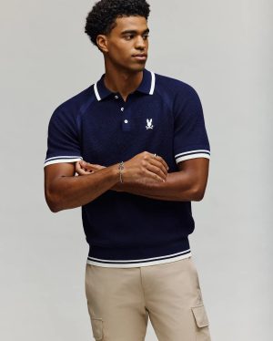 MENS LAZARE KNIT POLO - MT0100165