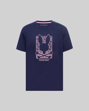 MENS KEON EMBROIDERED GRAPHIC TEE - MT0200403