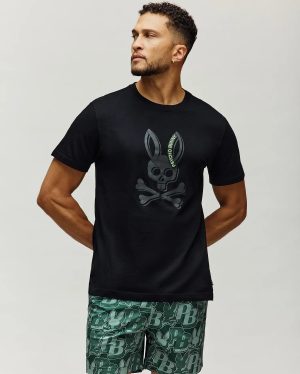 MENS SERGE EMBROIDERED BUNNY GRAPHIC TEE - MT0200405