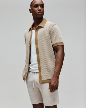 MENS MAXTON WAFFLE SHIRT - MT0300165